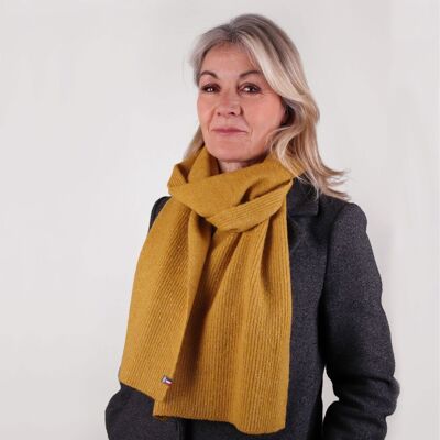 NOEMIE - Sequined ribbed scarf