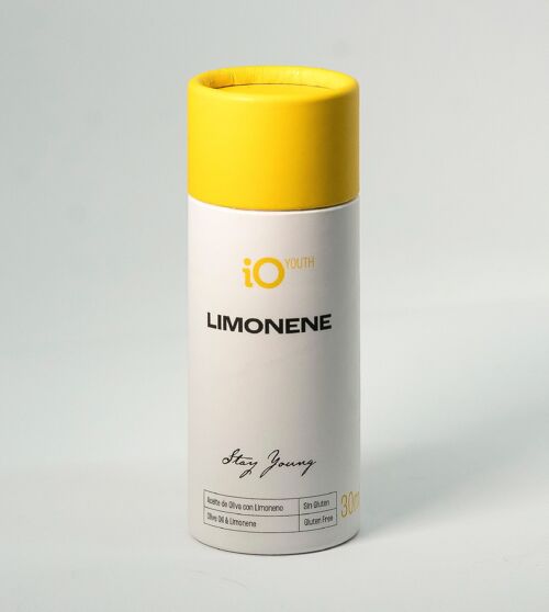 iO Youth - Limonene in cylindral packaging