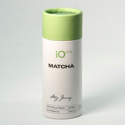 iO Youth - Matcha in cylindral packaging
