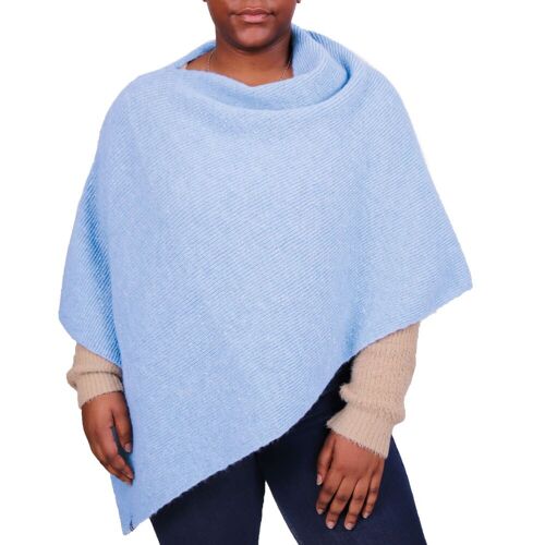 Poncho asymétrique pailleté Natacha