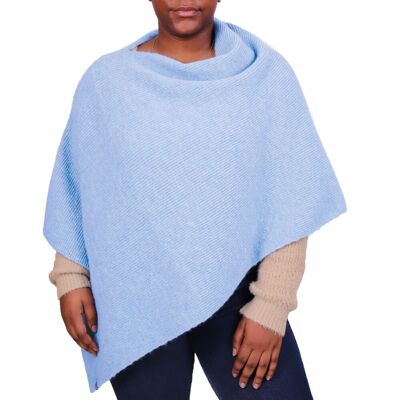 Natacha asymmetrical sequined poncho