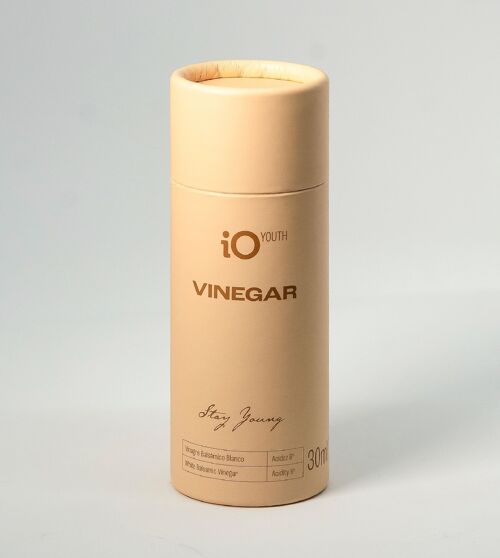 iO Youth - Vinegar in cylindral packaging