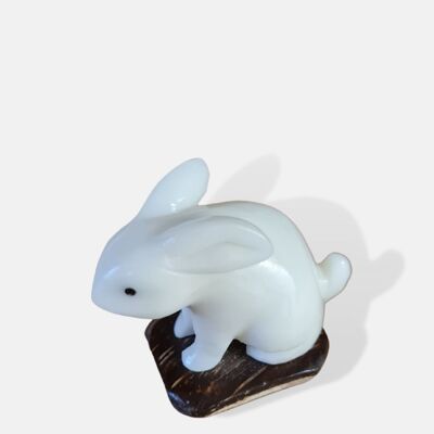 Figurina Tagua Bunny con orecchie flosce