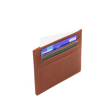 Porte-Cartes Mat Cognac 2