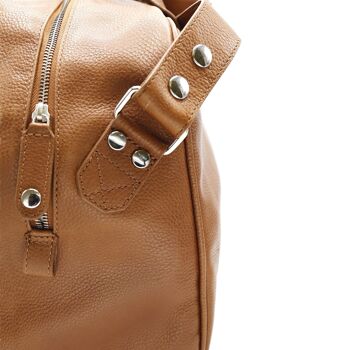 Sac Weekender Kristian Cognac 5