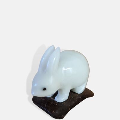 Tagua Bunny Figurine