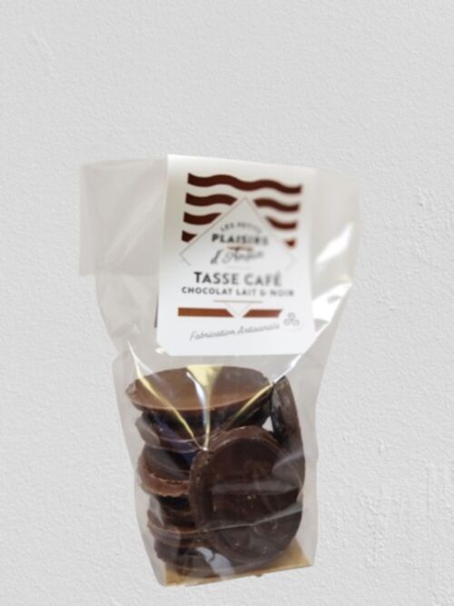 sachet tasse (chocolat lait et noir) 80g