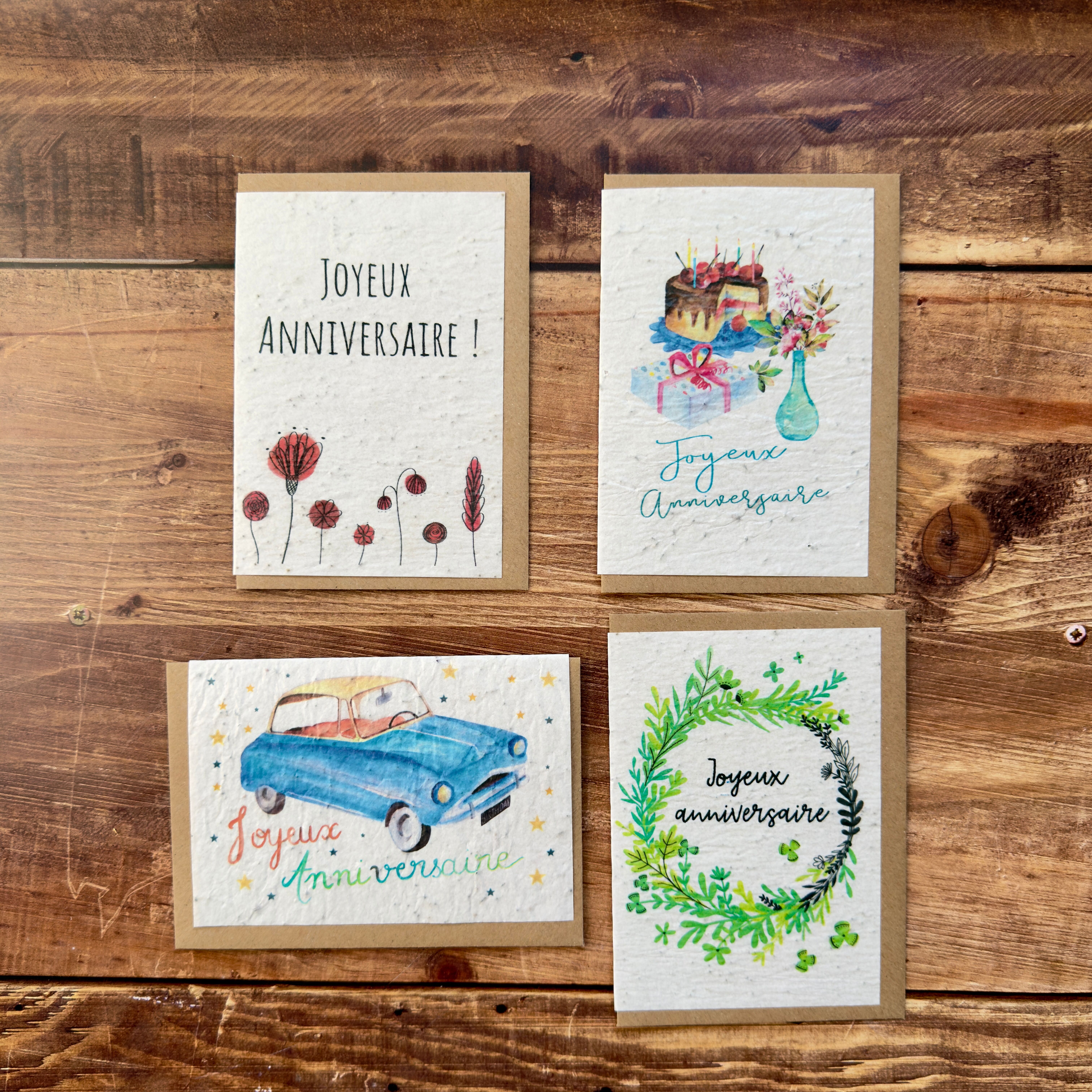 Seeded card to sow happy birthday