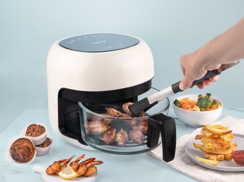 SPONGE AIR FRYER GLASS 4L