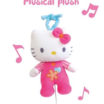 BEBÉ Hello Kitty peluche musical 19 cm