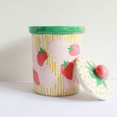 Storage jar Strawberry