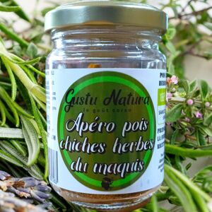 Apéro pois chiches séchés aux herbes du maquis