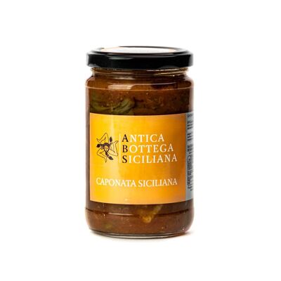 Caponata siciliana de berenjenas y alcaparras - 500 g