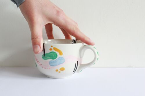 Handpainted Arty cup