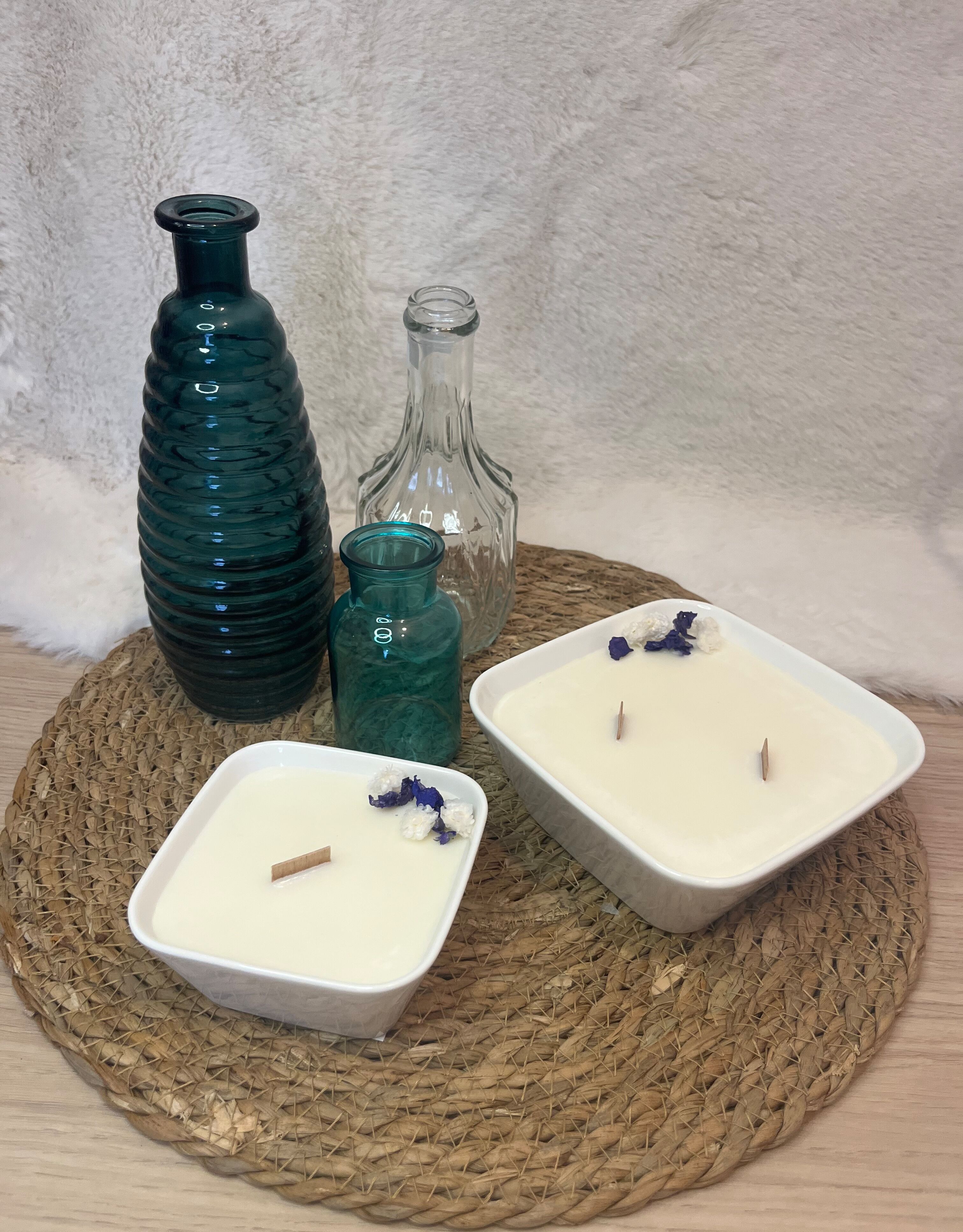 Cotton Flower Candle