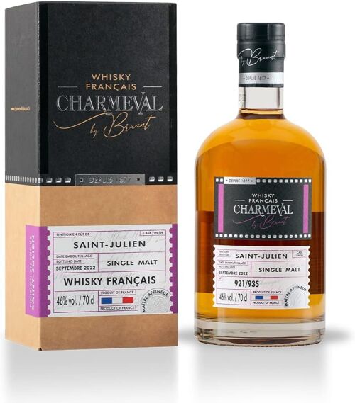 Charmeval by Bruant - fût de Saint-Julien - Whisky français