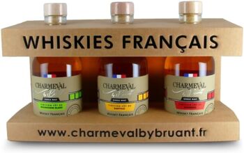 Charmeval by Bruant - Coffret découverte Bourgogne-Banyuls-Bourbon - 3 x 20cl 1