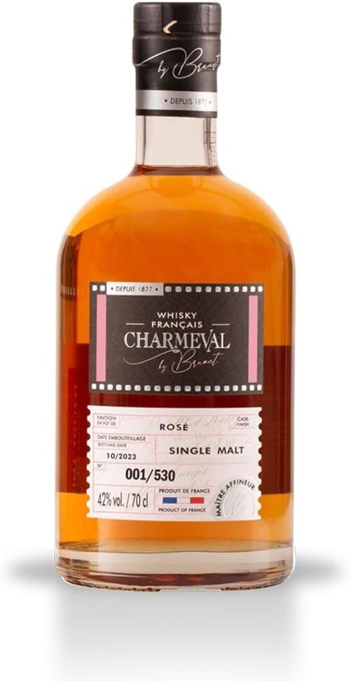 Charmeval by Bruant - fût de Rosé - Whisky français