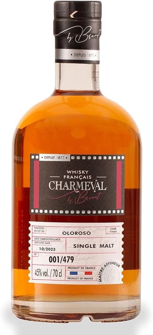 Charmeval by Bruant - fût de Oloroso - Whisky français