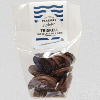 triskell (cioccolato al latte e fondente) 80g