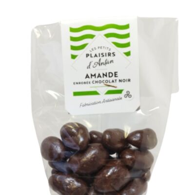 chocolate negro almendra bolsa 80g