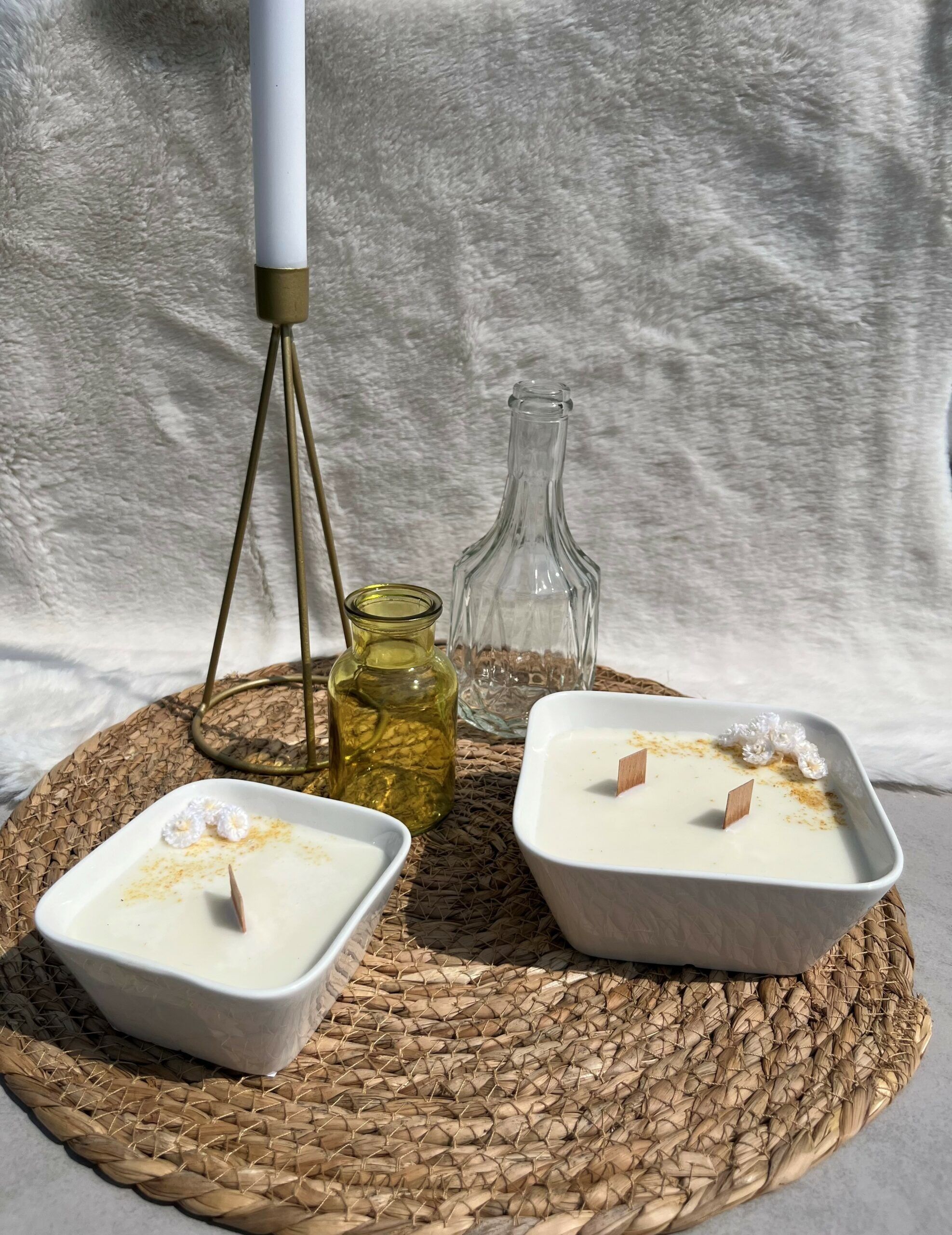 Bougie citron meringué