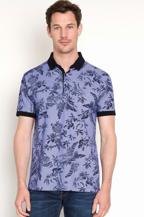 POLO MC IMPRIME FLEURS-DANIS