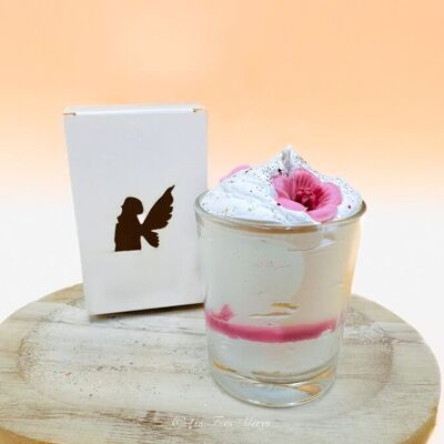 Mini gourmet cherry blossom Mother's Day candle
