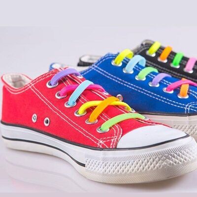 Cordones elásticos sin nudos de silicona (Pack de 12 cordones)