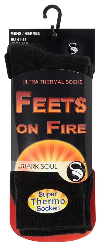 Chaussettes thermiques Stark Soul® Feets on Fire ULTRA avec ceinture confortable