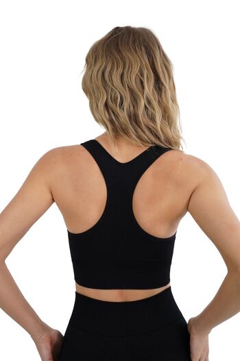 Bustier de sport en microfibre sans couture Stark Soul® avec système de sangles RACER-BACK 3