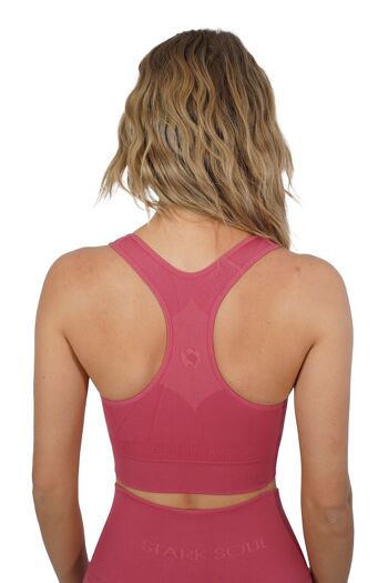 Bustier de sport en microfibre sans couture Stark Soul® avec système de sangles RACER-BACK 59