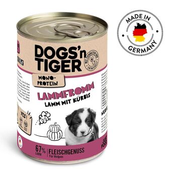 Agneau pieux | Nourriture humide pour chiots à l'agneau et à la citrouille 5