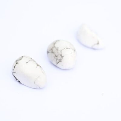 Set di 3 pietre di Howlite