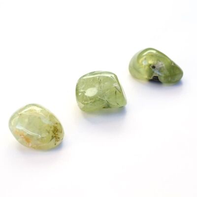 Set di 3 pietre di prehnite