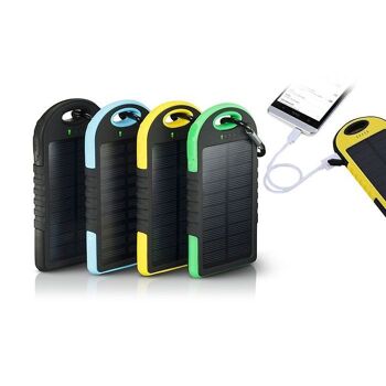 SOLAR CHARGER : Chargeur Solaire Portable Multifonctions 12
