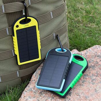 SOLAR CHARGER : Chargeur Solaire Portable Multifonctions 16