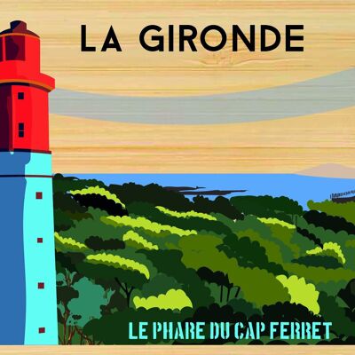 Carte postale en bamboo - CM0179 - Régions de France > Aquitaine, Régions de France > Aquitaine > Gironde, Régions de France