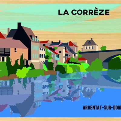 Bambuspostkarte - CM0204 - Regionen Frankreichs > Limousin > Corrèze, Regionen Frankreichs > Limousin, Regionen Frankreichs