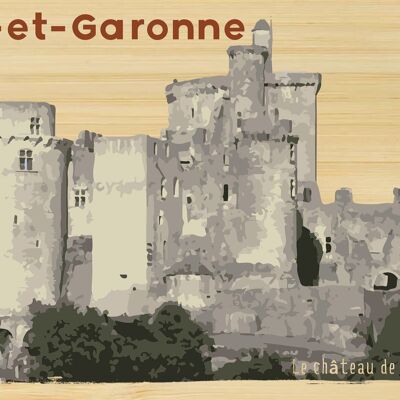 Carte postale en bamboo - TK0263 - Régions de France > Aquitaine, Régions de France > Aquitaine > Lot et Garonne, Régions de France