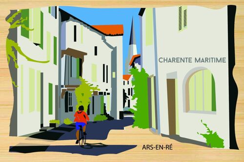 Carte postale en bamboo - CM0311 - Régions de France > Poitou-Charentes > Charente Maritime, Régions de France > Poitou-Charentes, Régions de France