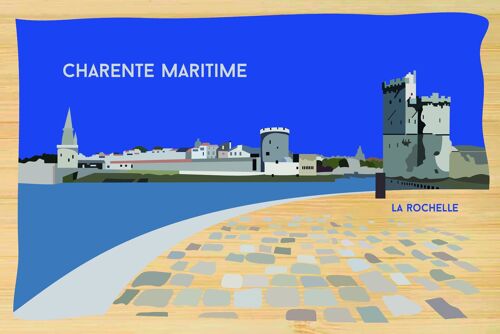 Carte postale en bamboo - CM0314 - Régions de France > Poitou-Charentes > Charente Maritime, Régions de France > Poitou-Charentes, Régions de France