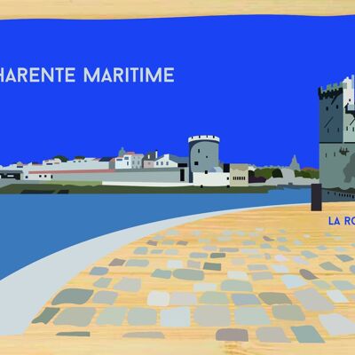 Carte postale en bamboo - CM0314 - Régions de France > Poitou-Charentes > Charente Maritime, Régions de France > Poitou-Charentes, Régions de France
