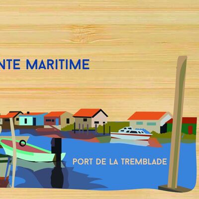 Carte postale en bamboo - CM0315 - Régions de France > Poitou-Charentes > Charente Maritime, Régions de France > Poitou-Charentes, Régions de France