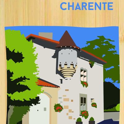 Bambuspostkarte - CM0340 - Regionen Frankreichs > Poitou-Charentes > Charente, Regionen Frankreichs > Poitou-Charentes, Regionen Frankreichs