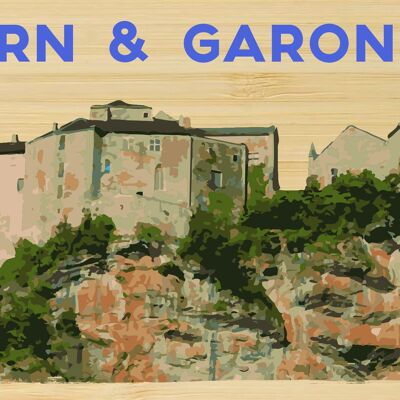 Bambuspostkarte - TK0364 - Regionen Frankreichs > Midi-Pyrénées, Regionen Frankreichs, Regionen Frankreichs > Midi-Pyrénées > Tarn et Garonne