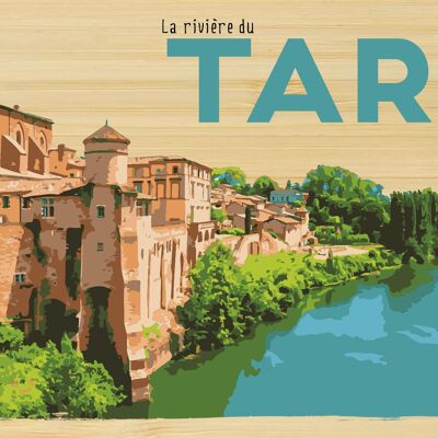 Bambuspostkarte - TK0357 - Regionen Frankreichs > Midi-Pyrénées, Regionen Frankreichs, Regionen Frankreichs > Midi-Pyrénées > Tarn