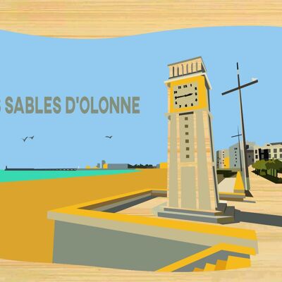 Carte postale en bamboo - CM0373 - Régions de France > Pays de la Loire, Régions de France, Régions de France > Pays de la Loire > Vendée