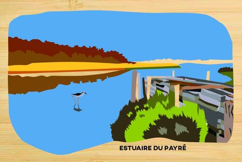 Carte postale en bamboo - CM0375 - Régions de France > Pays de la Loire, Régions de France, Régions de France > Pays de la Loire > Vendée