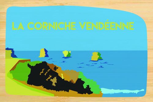 Carte postale en bamboo - CM0378 - Régions de France > Pays de la Loire, Régions de France, Régions de France > Pays de la Loire > Vendée